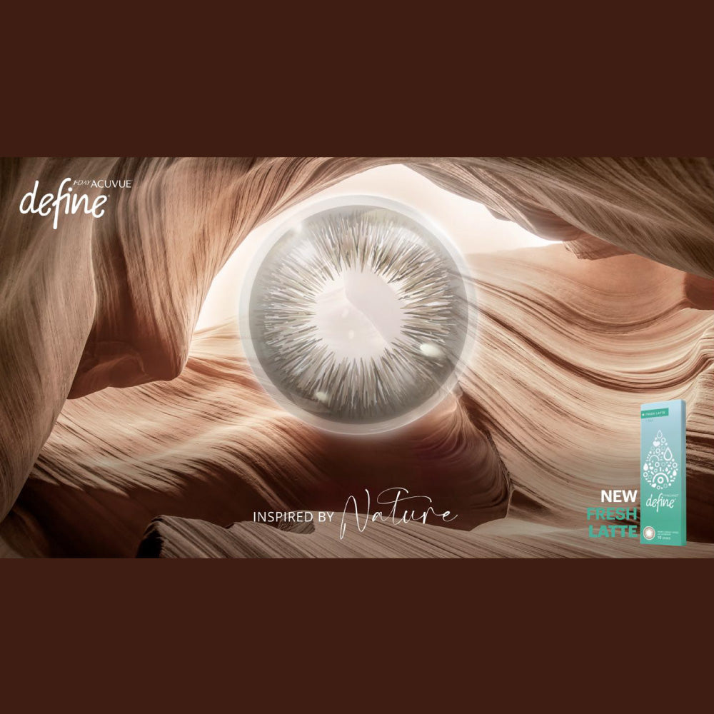 1-Day Acuvue Define Fresh Latte (30 lenses/pack)-Colored Contacts-UNIQSO EU
