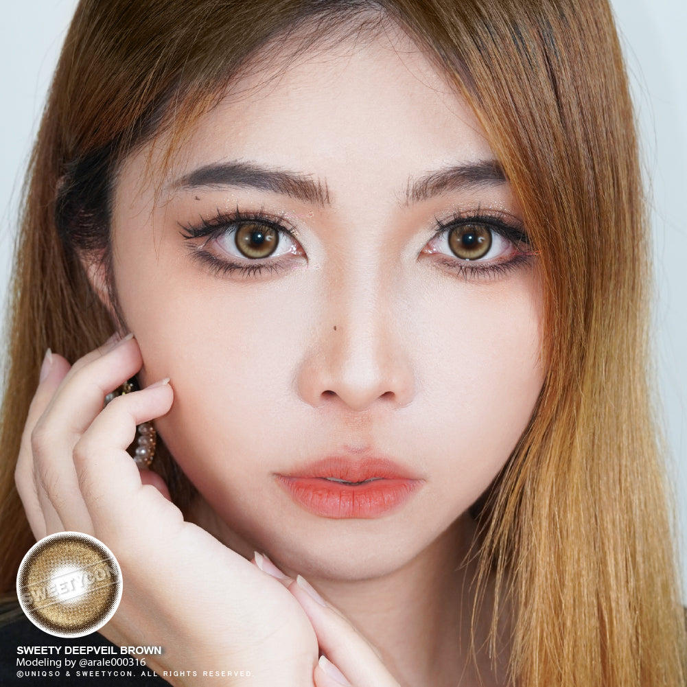 1 Day Sweety Deepveil Brown (2 or 10 lenses/pack)-Colored Contacts-UNIQSO EU