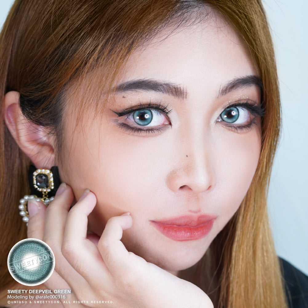 1 Day Sweety Deepveil Green (2 or 10 lenses/pack)-Colored Contacts-UNIQSO EU
