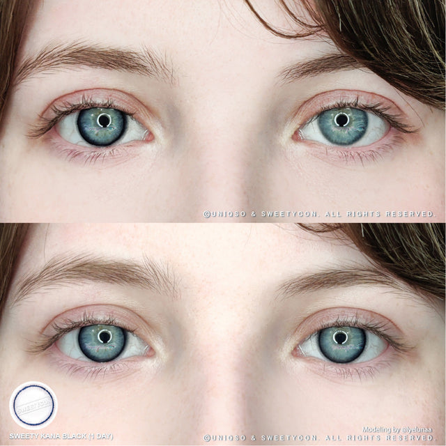 1 Day Sweety Kana Black (2 lenses or 10 lenses/pack)-Colored Contacts-UNIQSO EU
