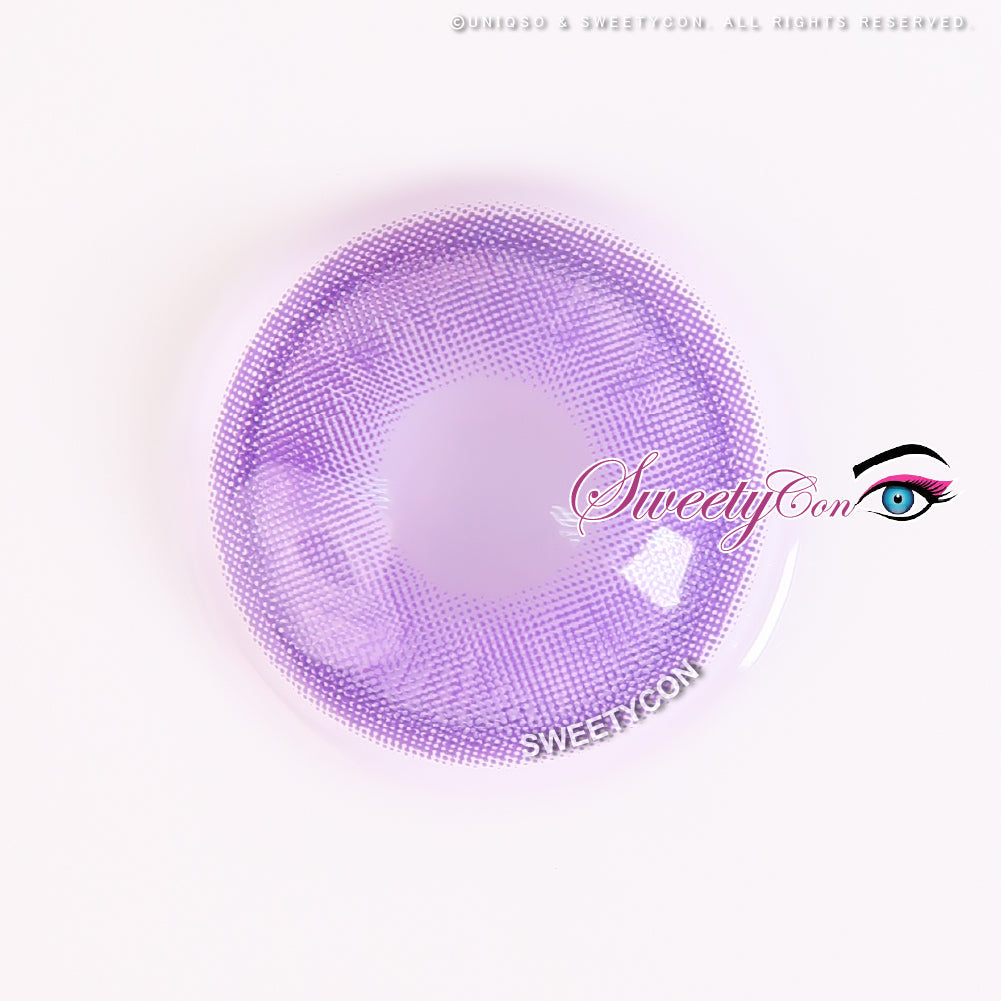 1 Day Sweety Star Tears Blue Violet (2 or 10 lenses/pack)-Colored Contacts-UNIQSO