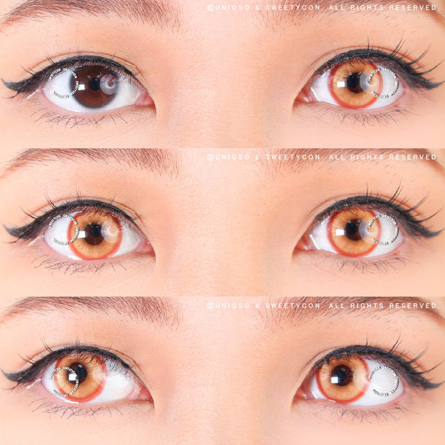 1 Day Sweety Star Tears Brown (2 or 10 lenses/pack)-Colored Contacts-UNIQSO EU