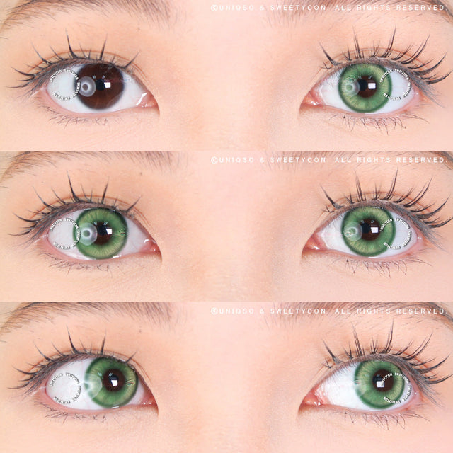 1 Day Sweety Star Tears Green (2 or 10 lenses/pack)-Colored Contacts-UNIQSO EU