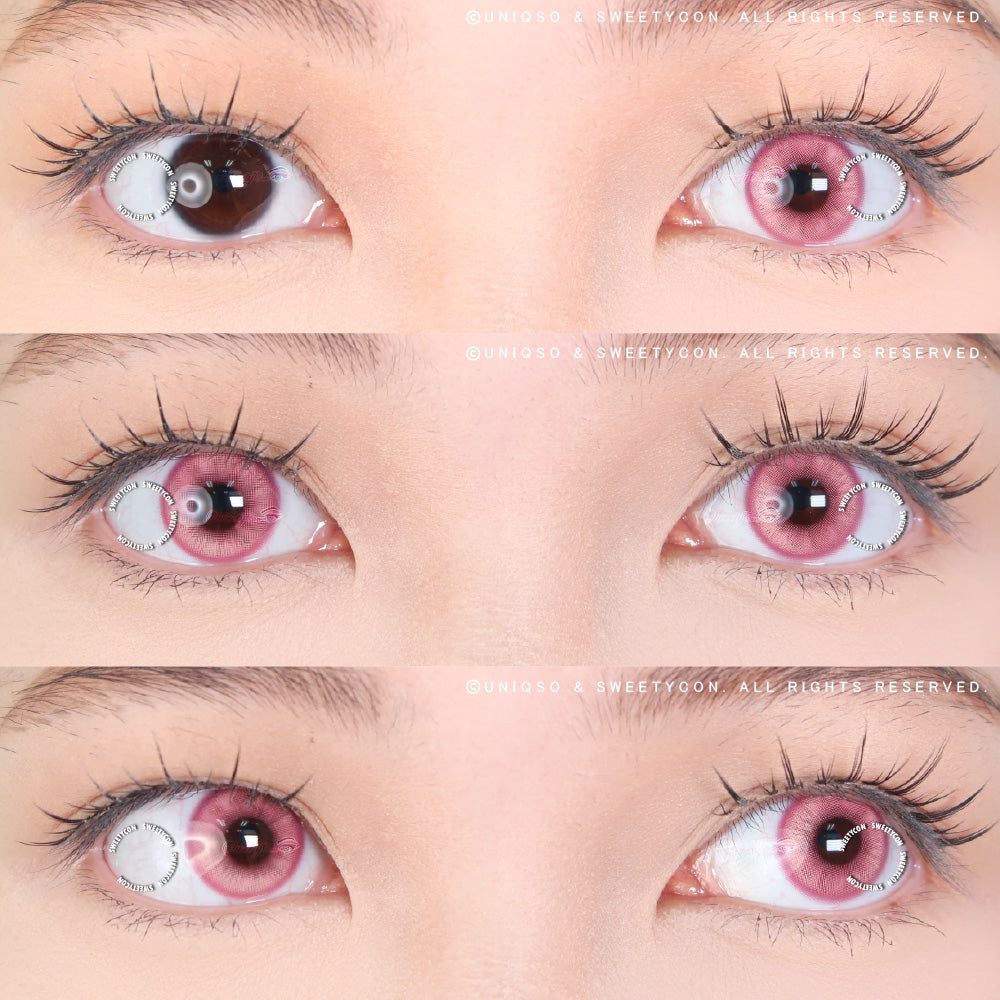 1 Day Sweety Star Tears Pink (2 or 10 lenses/pack)-Colored Contacts-UNIQSO EU
