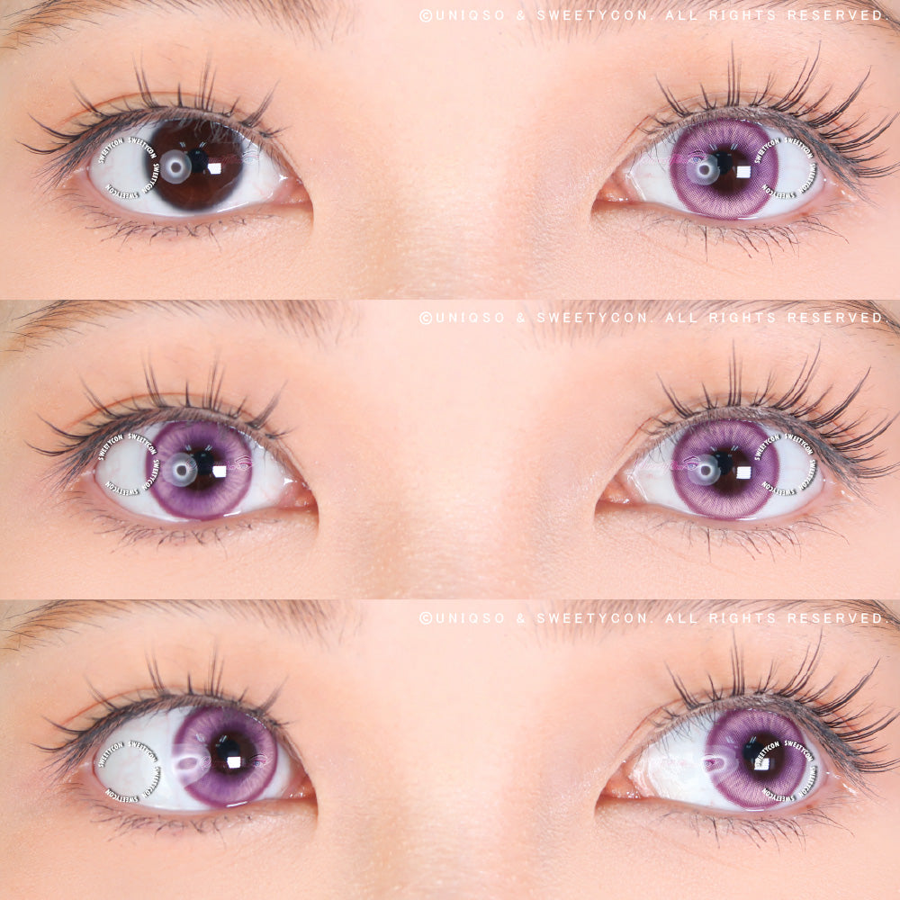 1 Day Sweety Star Tears Violet (2 or 10 lenses/pack)-Colored Contacts-UNIQSO EU