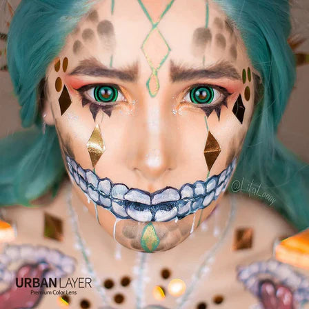 Sweety Mini Sclera Lens Green Goblin (1 lens/pack)-Mini Sclera Contacts-UNIQSO EU