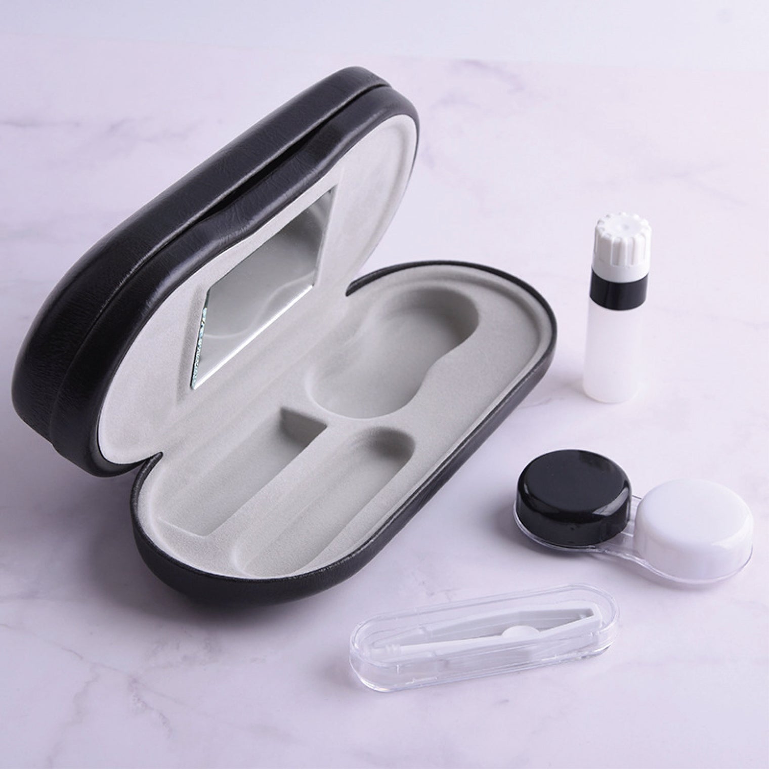 2 In-1 Case For Eyeglasses & Contact Lenses-Lens Case-UNIQSO EU