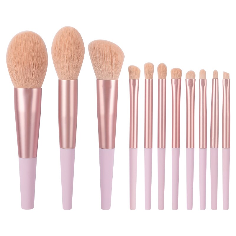11pcs Long Tube Makeup Brushes Set-Makeup Brushes-UNIQSO EU