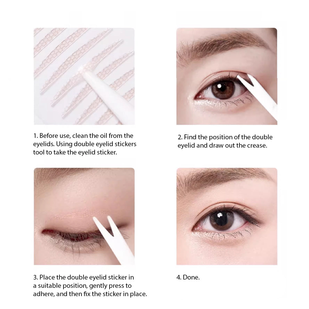 Motonozen Double Eyelid Sticker (Single-sided)-Eye Makeup Tool-UNIQSO