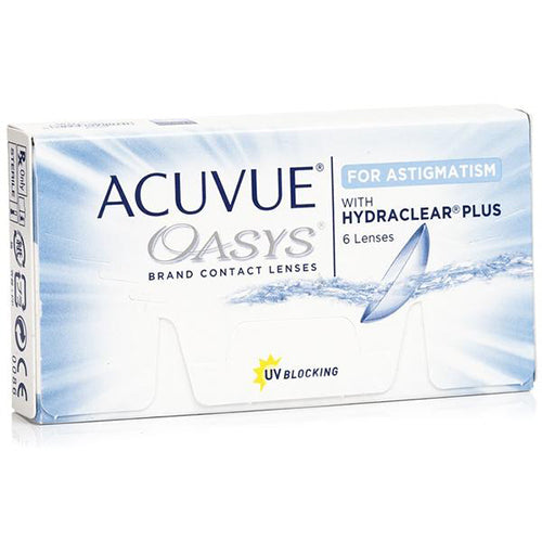 Acuvue Oasys For Astigmatism (6 lenses/pack)-Clear Contacts-UNIQSO EU