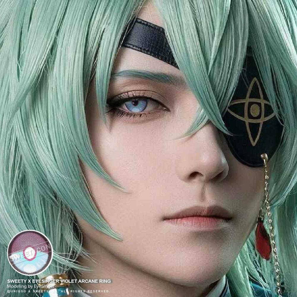 Sweety x Eyesinger Violet Arcane Ring (2 lenses/pack)-Colored Contacts-UNIQSO EU