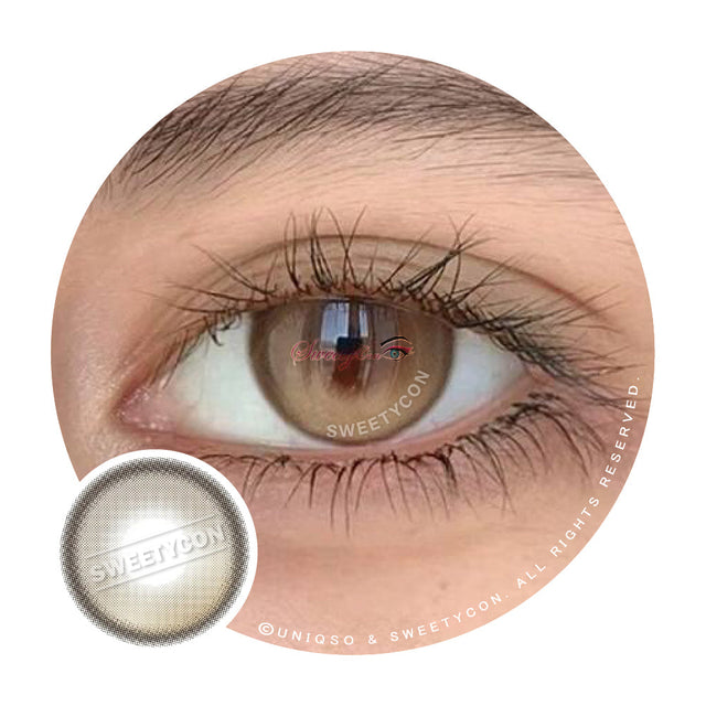 Sweety Frostveil Amber Brown (1 lens/pack)-Colored Contacts-UNIQSO EU