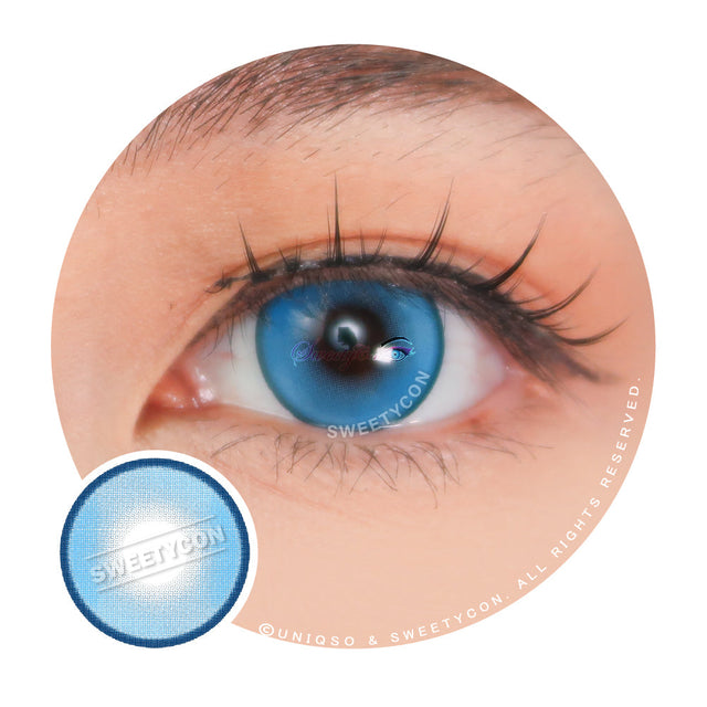 Sweety Fantasy Blue (1 lens/pack)-Colored Contacts-UNIQSO