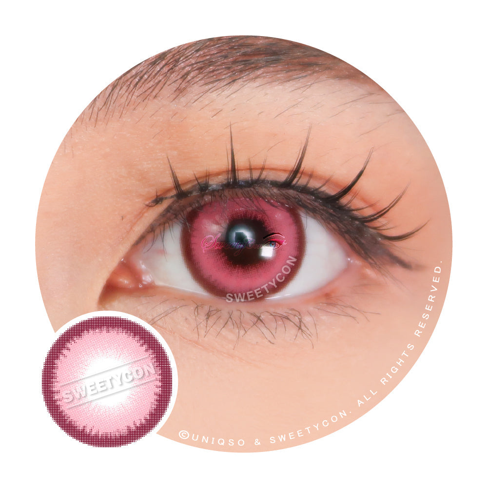 Sweety Halo Pink (1 lens/pack)-Colored Contacts-UNIQSO EU