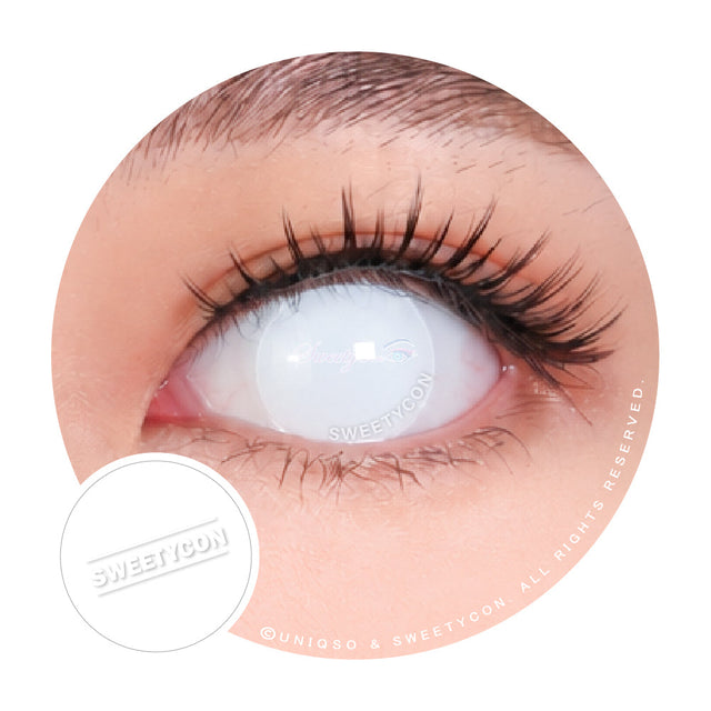 Sweety Crazy Blind White - Version II (1 lens/pack)-Crazy Contacts-UNIQSO EU