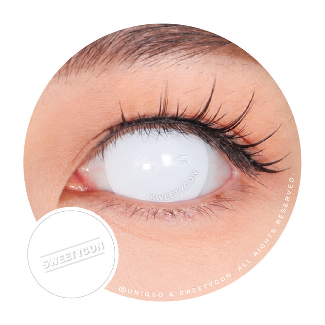 Sweety Mini Sclera Blind White (1 lens/pack)-Mini Sclera Contacts-UNIQSO EU