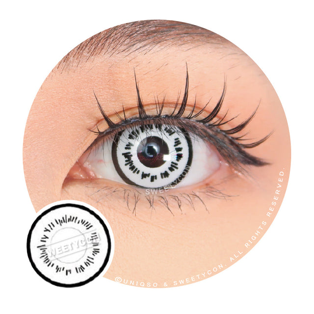 Sweety White Aura II (No Vision Block) (1 lens/pack)-Colored Contacts-UNIQSO EU
