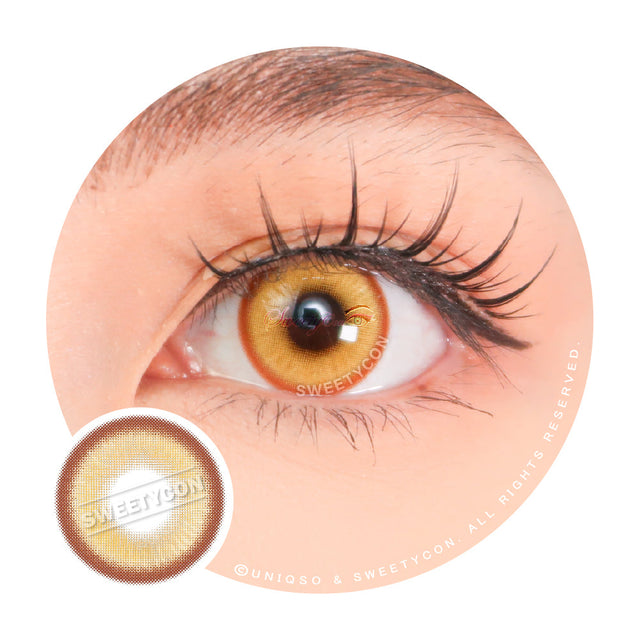 Sweety Halo Brown (1 lens/pack)-Colored Contacts-UNIQSO