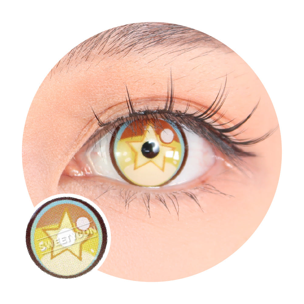 Sweety x Eyesinger Golden Starburst (2 lenses/pack)-Colored Contacts-UNIQSO EU