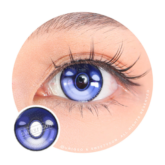 Sweety x Eyesinger Indigo Thunder Eye (2 lenses/pack)-Colored Contacts-UNIQSO EU