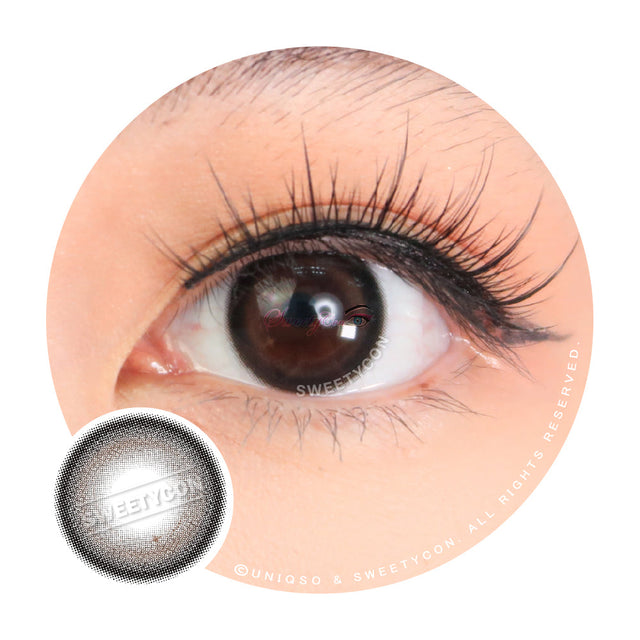 Sweety Muse Black (1 lens/pack)-Colored Contacts-UNIQSO EU