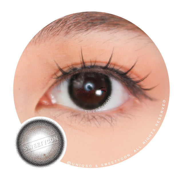 Sweety Muse Black (1 lens/pack)-Colored Contacts-UNIQSO EU