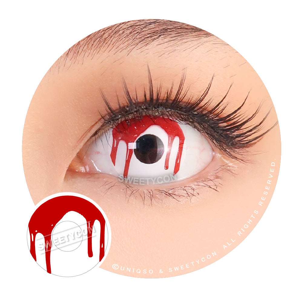 Sweety Crazy Bleeding Eye (1 lens/pack)-Crazy Contacts-UNIQSO