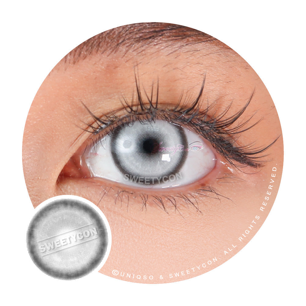Sweety Koi Grey (1 lens/pack)-Colored Contacts-UNIQSO