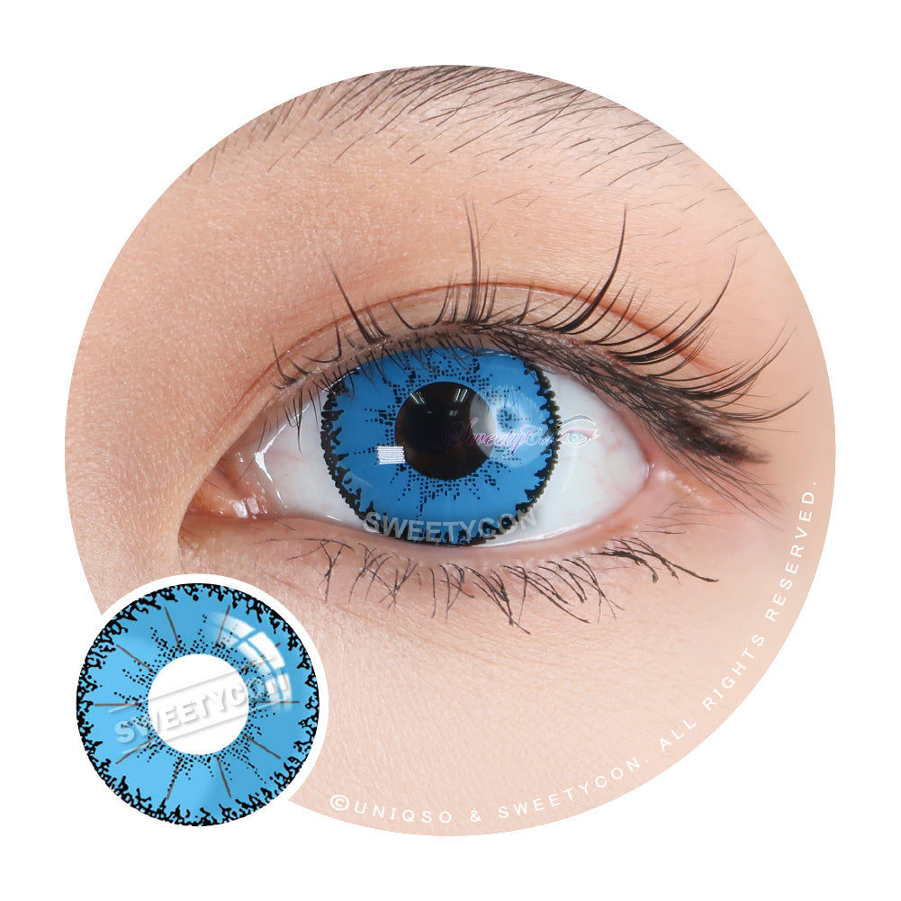 Sweety Devil Blue II (1 lens/pack)-Colored Contacts-UNIQSO