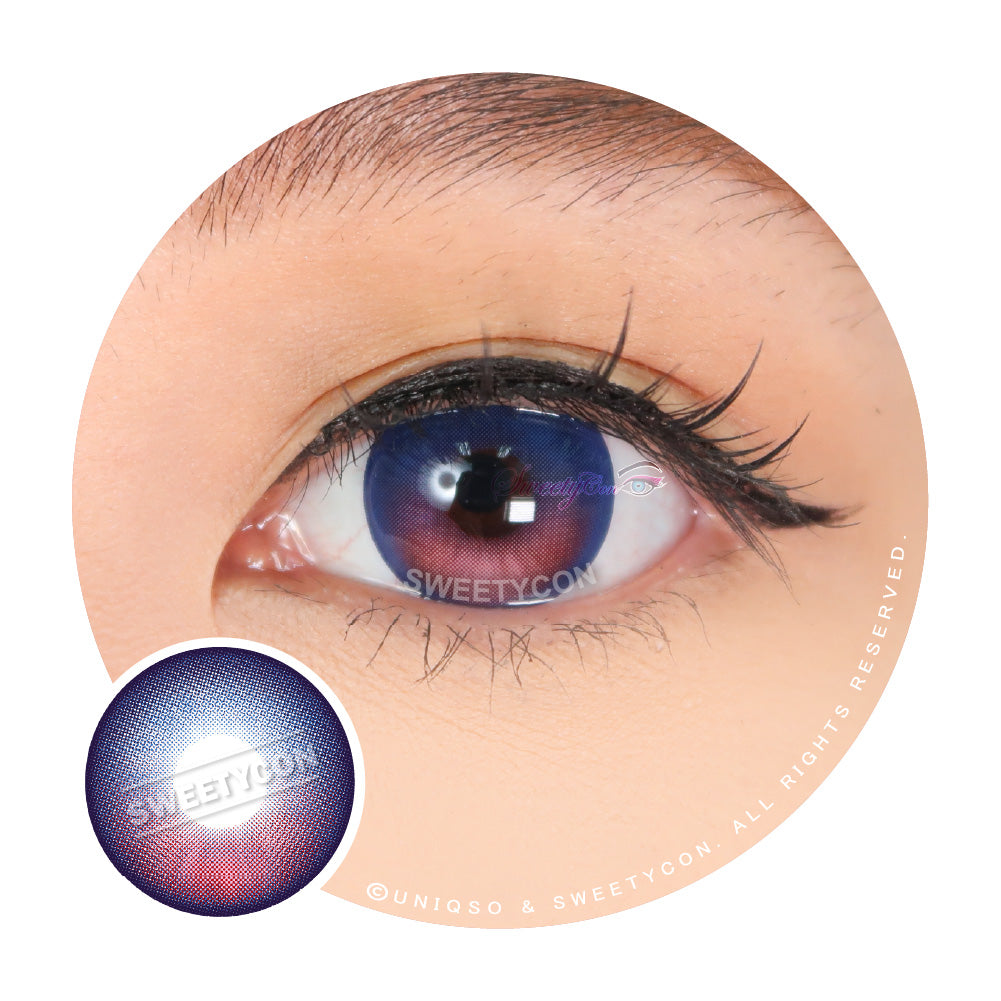 Sweety Frostfire Violet Pink (1 lens/pack)-Colored Contacts-UNIQSO