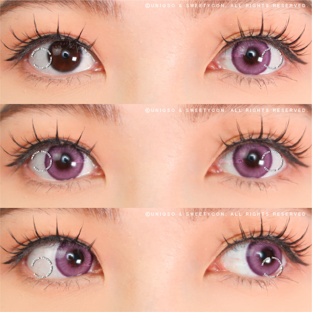 Sweety Halo Purple (1 lens/pack)-Colored Contacts-UNIQSO EU