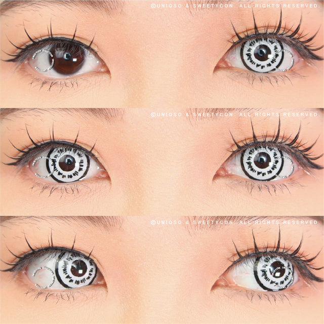 Sweety White Aura II (No Vision Block) (1 lens/pack)-Colored Contacts-UNIQSO EU