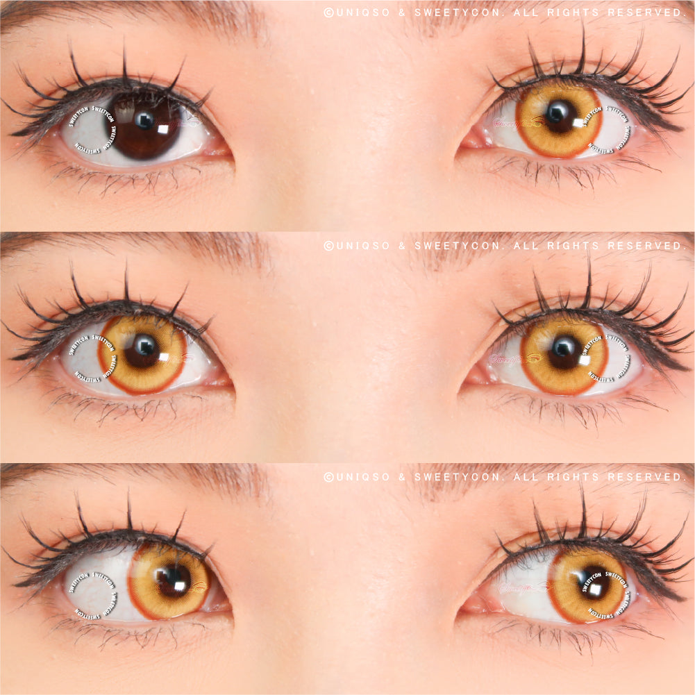 Sweety Halo Brown (1 lens/pack)-Colored Contacts-UNIQSO