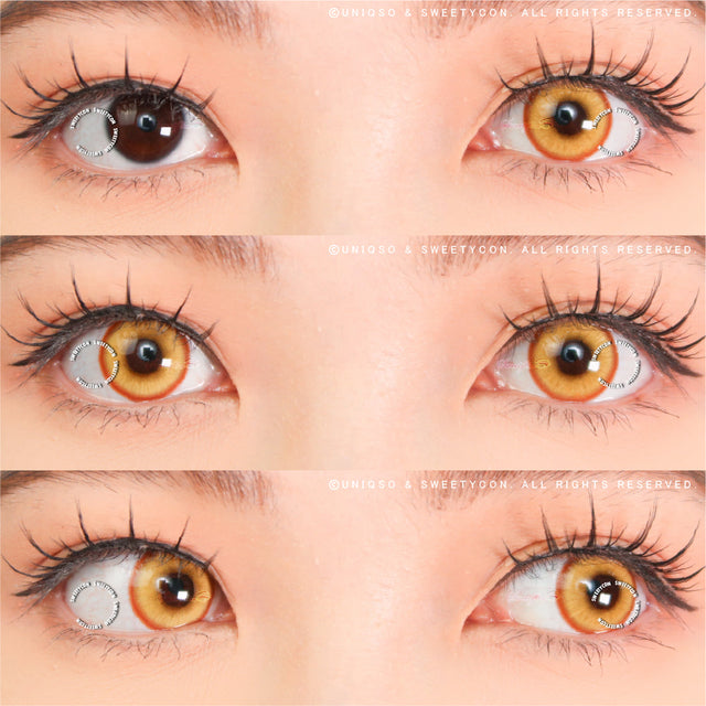 Sweety Halo Brown (1 lens/pack)-Colored Contacts-UNIQSO