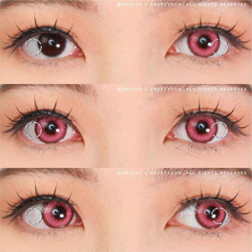 Sweety Halo Pink (1 lens/pack)-Colored Contacts-UNIQSO EU