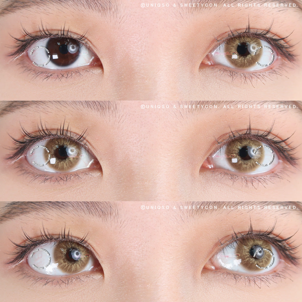 Sweety Love.S Brown (1 lens/pack)-Colored Contacts-UNIQSO