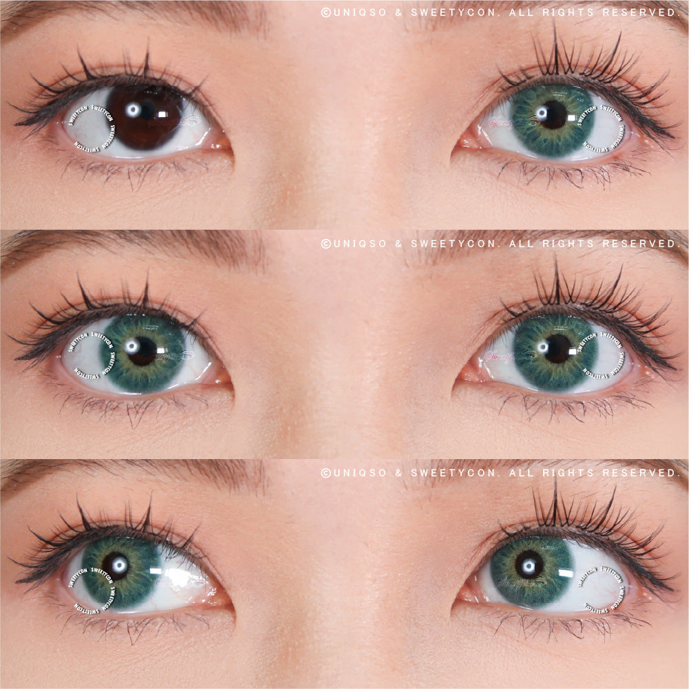 Sweety Dazzling Hazel Green (1 lens/pack)-Colored Contacts-UNIQSO