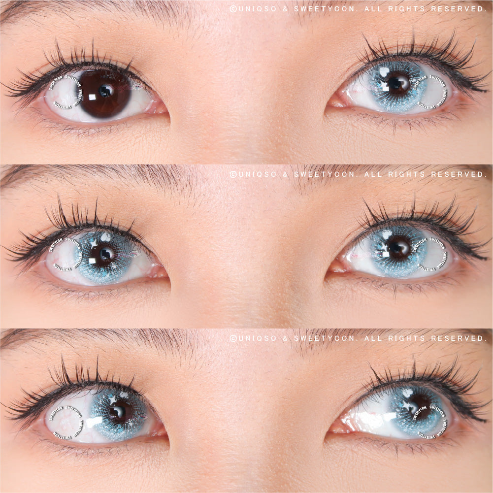 Sweety Crazy Candy Pop Gray (1 lens/pack)-Colored Contacts-UNIQSO