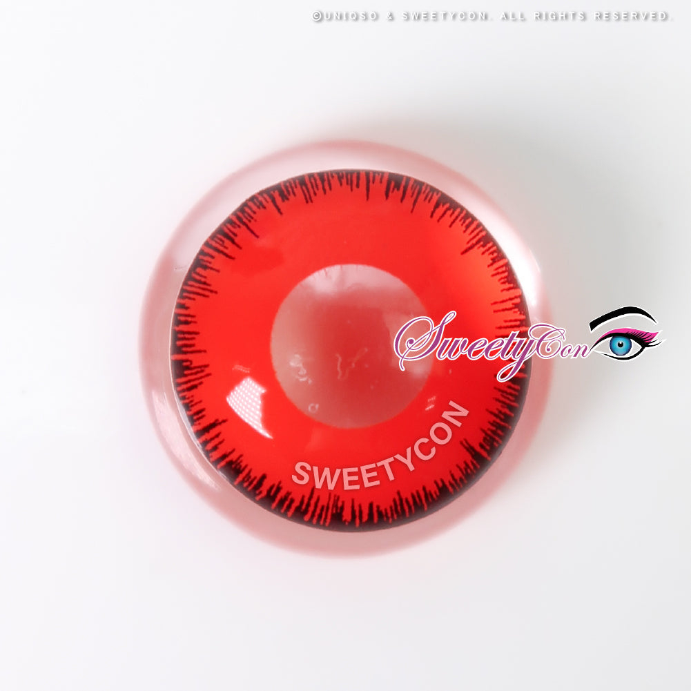 Sweety Mini Sclera Mystic Red (1 lens/pack)-Mini Sclera Contacts-UNIQSO