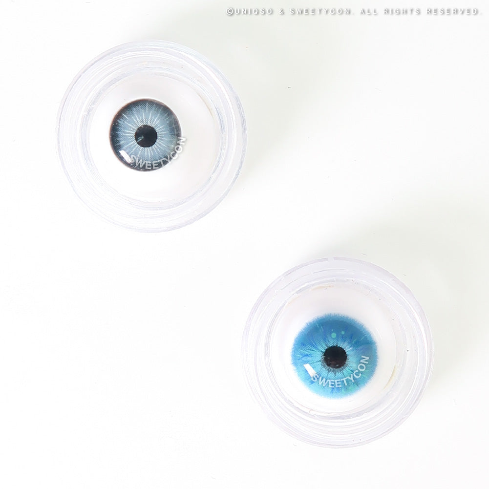 Sweety Crazy Lollipop Blue (1 lens/pack)-Colored Contacts-UNIQSO
