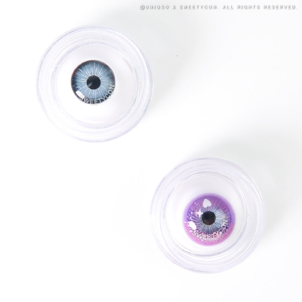 Sweety Crazy Candy Pop Violet (1 lens/pack)-Colored Contacts-UNIQSO