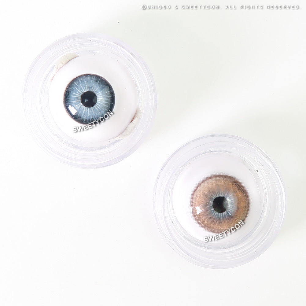 Sweety Butterfly Brown (1 lens/pack)-Colored Contacts-UNIQSO