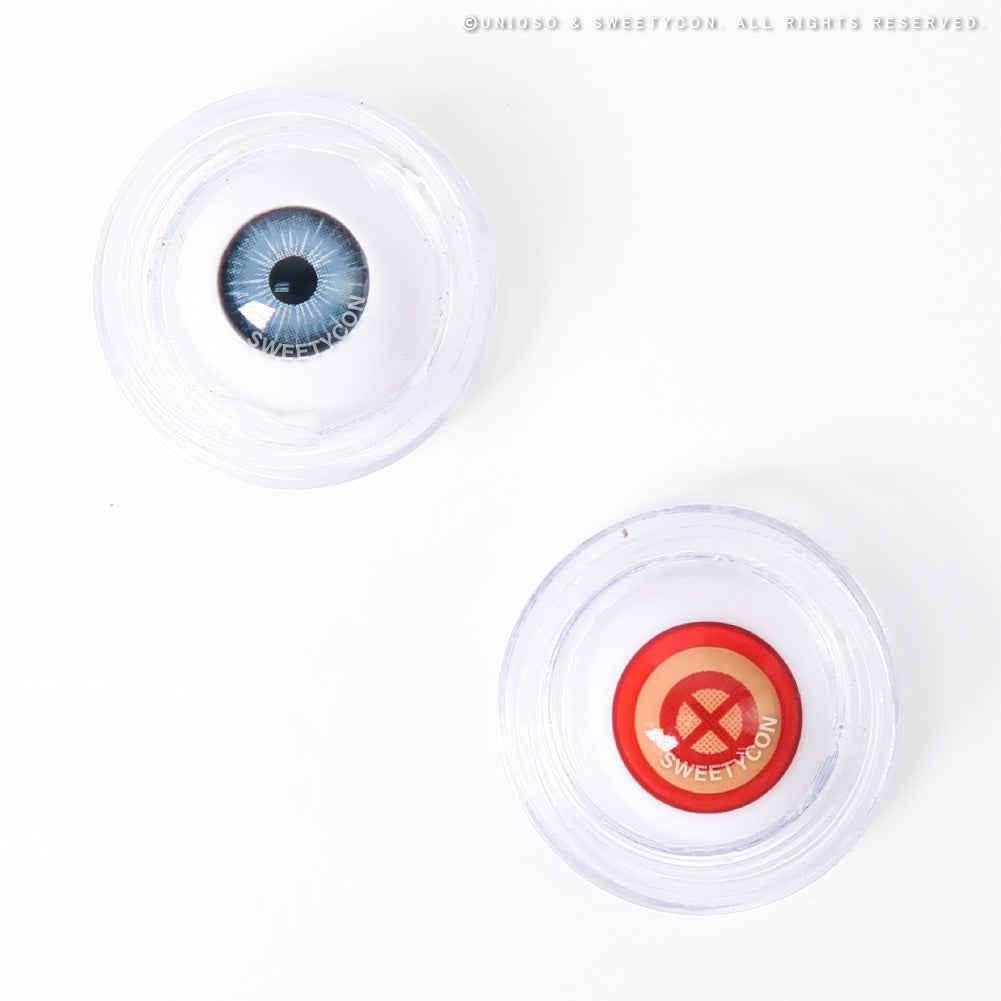 Sweety Crazy Red Target (Chainsaw Man - Power) (1 lens/pack)-Crazy Contacts-UNIQSO