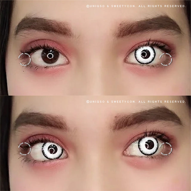 Sweety Crazy Mystic White (1 lens/pack)-Crazy Contacts-UNIQSO