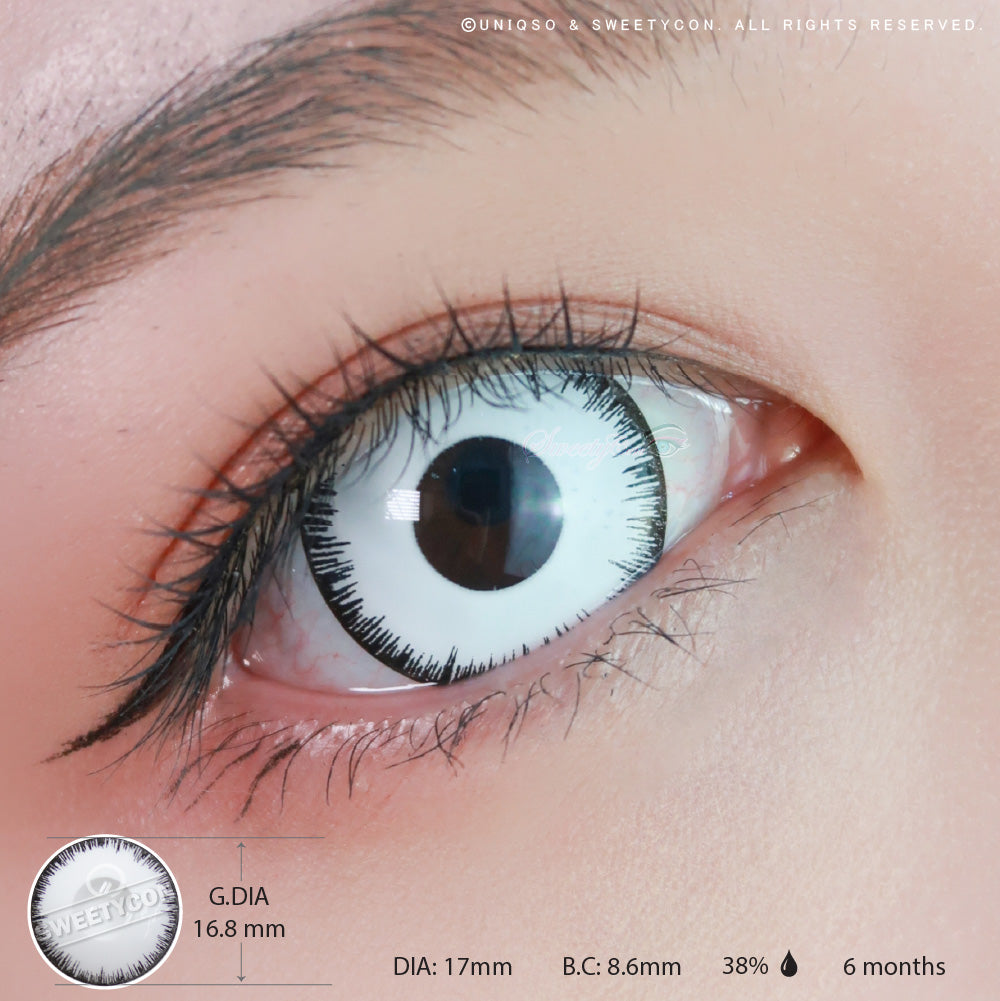 Sweety Mini Sclera Mystic White (1 lens/pack)-Mini Sclera Contacts-UNIQSO EU
