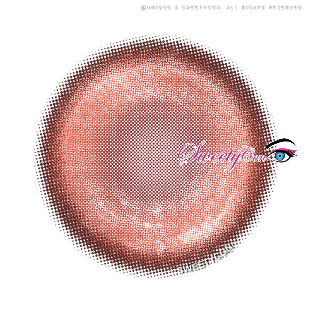 Sweety Delulu Red (1 lens/pack)-Colored Contacts-UNIQSO