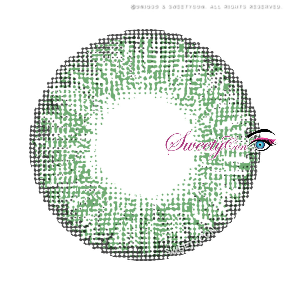 Sweety 3 Tones Gemstone Green (1 lens/pack)-Colored Contacts-UNIQSO