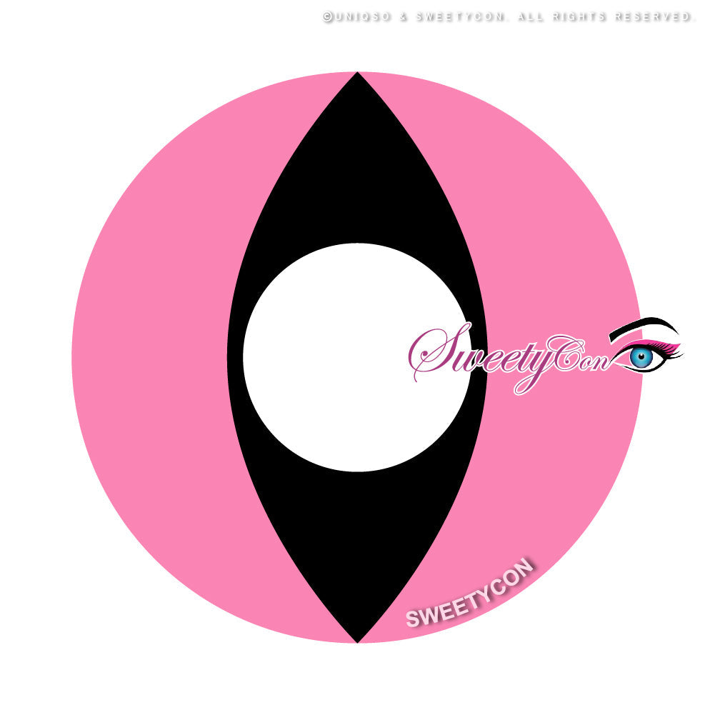 Sweety Crazy Pink Cat (1 lens/pack)-Crazy Contacts-UNIQSO