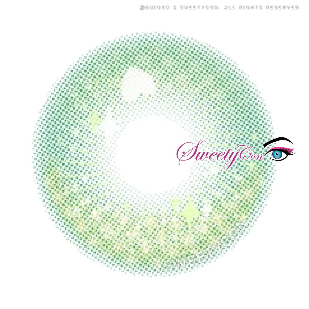 Sweety Crazy Candy Pop Green (1 lens/pack)-Colored Contacts-UNIQSO