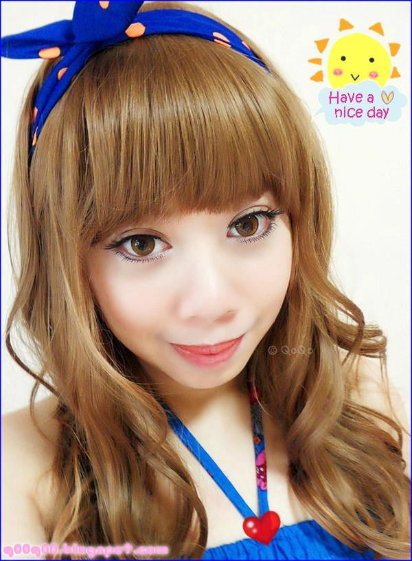 Western Eyes Puffy 3 Tones Brown (1 lens/pack)-Colored Contacts-UNIQSO